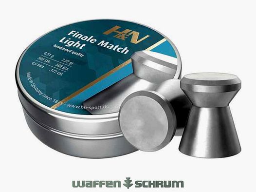 Haendler & Natermann Finale Match Light 4,49mm per pistola ad aria