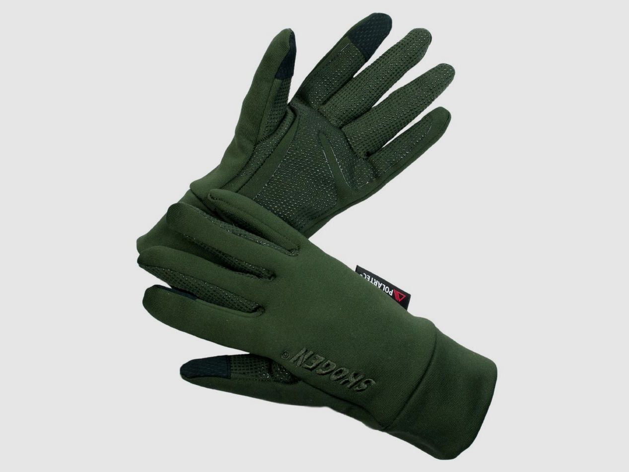 Skogen Handschuh Polartec Dunkel-Olive