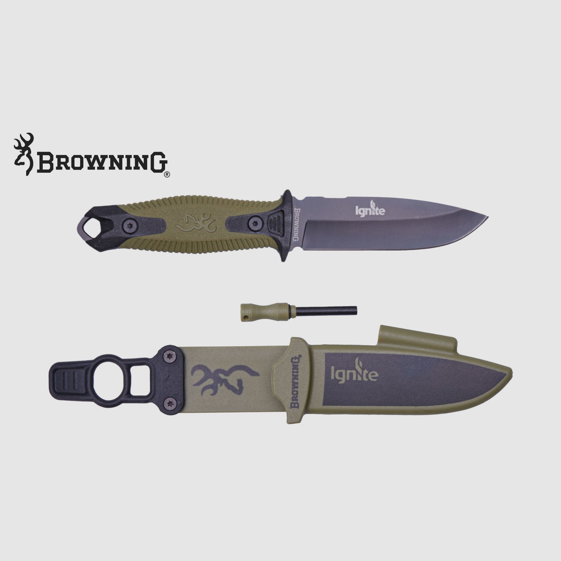 BROWNING Messer Ignite 2 Grün