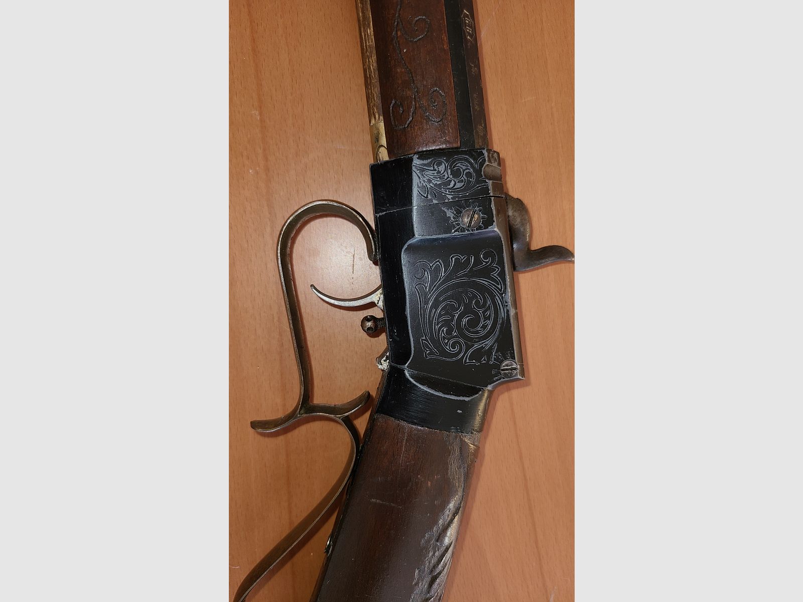 FUCILE A PERCUSSIONE / cal. 45 / FUCILE / POLVERE NERA / 6B / CALCIO IN LEGNO / B13102 / DIFETTOSO