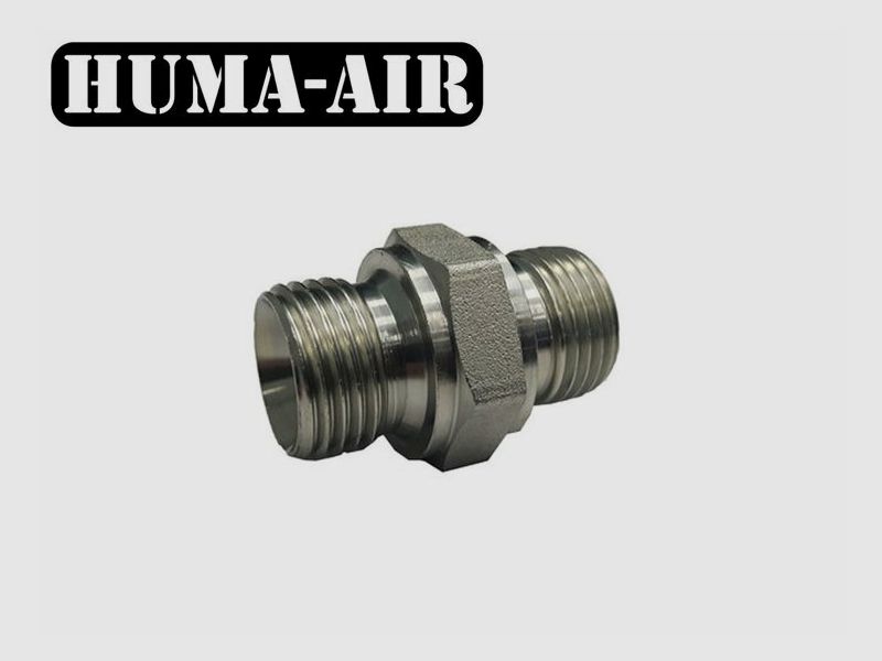 Huma-Air adaptateur 1/4" BSP mâle vers 1/4" BSP mâle