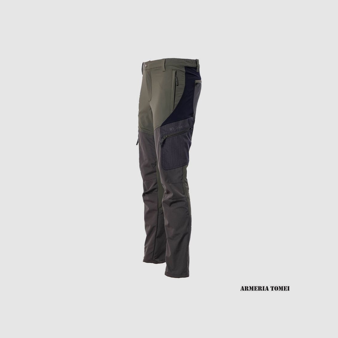 PANTS – RS HUNTING – T-150 ELASTICATED GREEN/BLACK, image 2 of 4