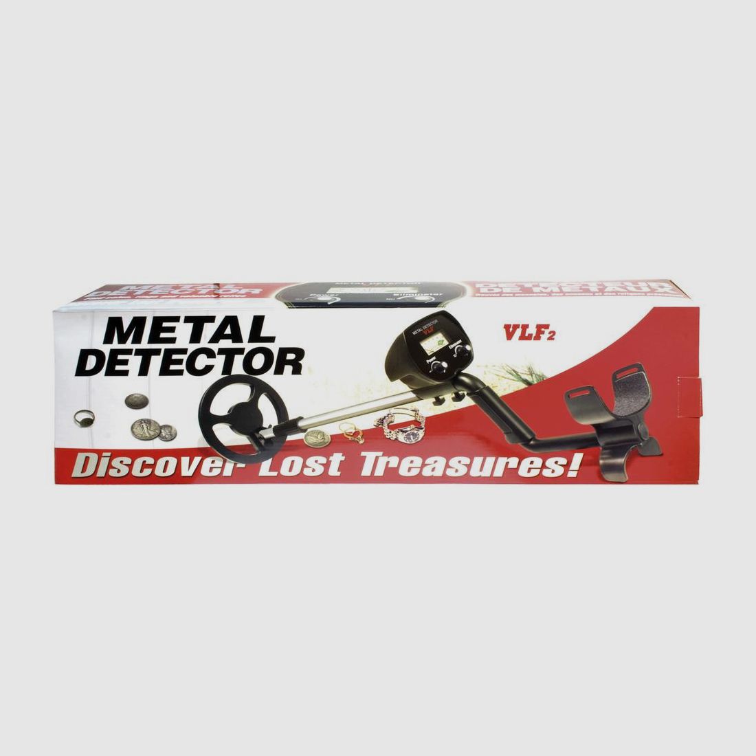 Metallsuchgerät BountyHunter VLF2 - Hohe Empfindlichkeit - Einfach zu bedienen - Für präzise Erkennung im Freien, Bild 1 von 2