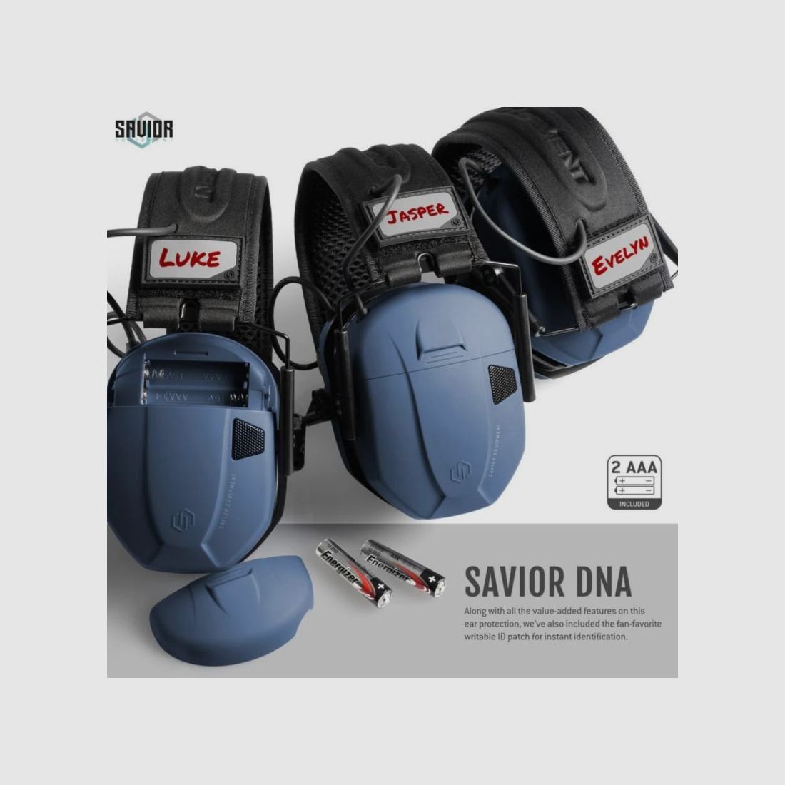 Savior – Apollo Blue Active Gel Ear Muffs, image 6 of 7