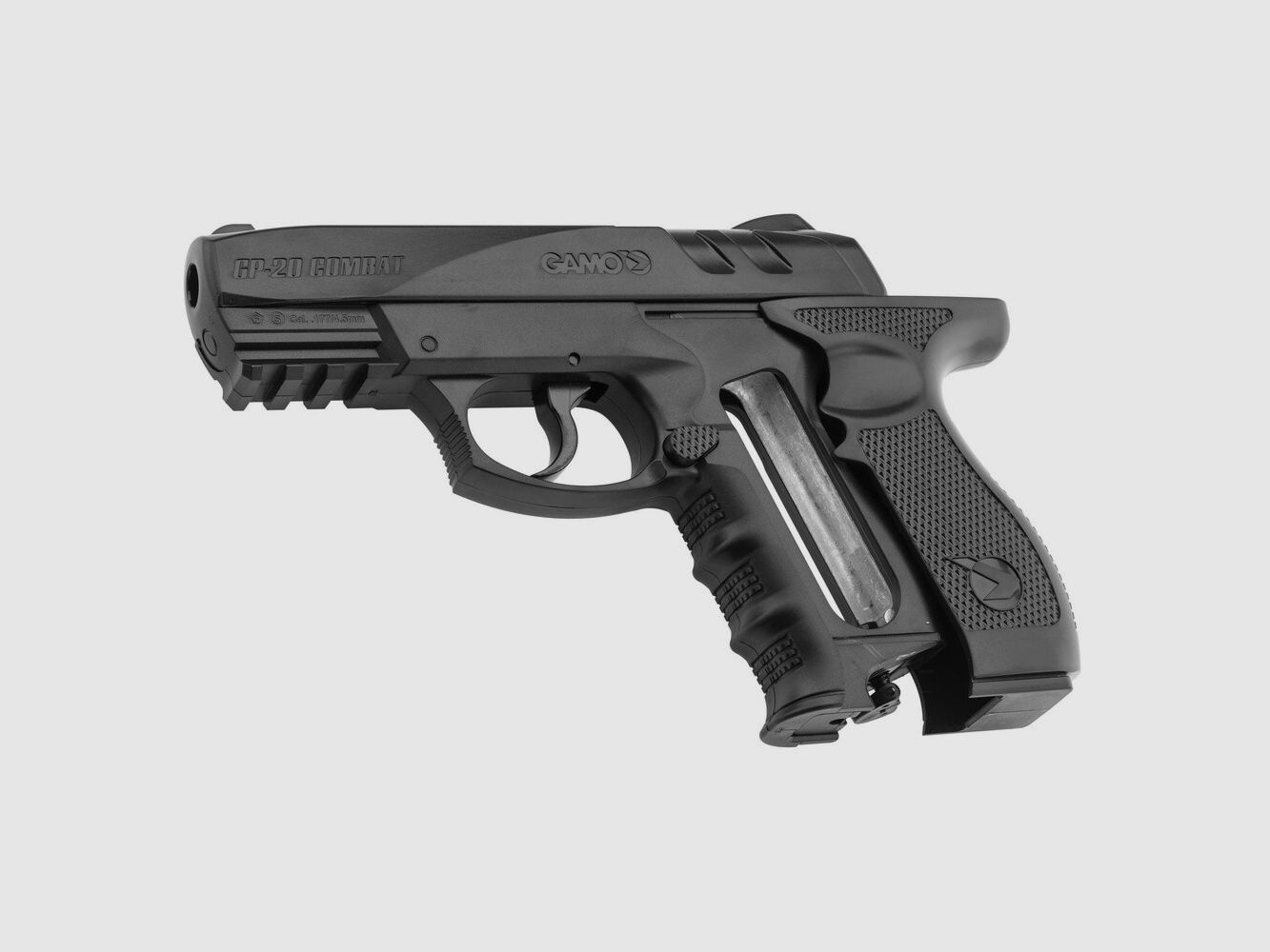 PISTOLE GAMO GP-20 - CO2 4,5MM 3,98 JOULES NERO, immagine 5 di 5