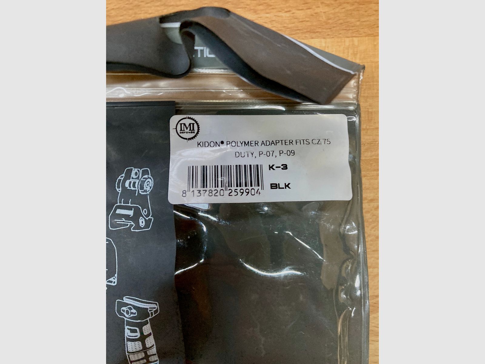 IMI Defense Kidon Anschlagschaft für CZ P07 / P09 / Shadow 1 / Shadow 2
