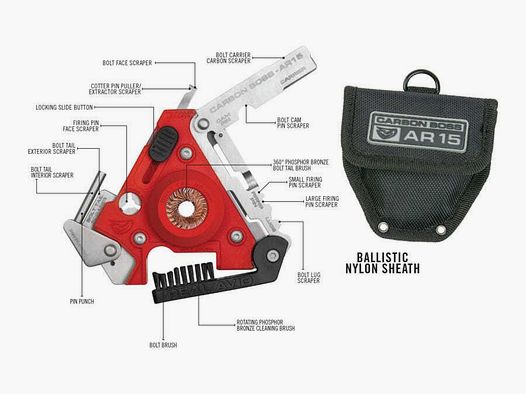 Strumento di pulizia CARBONE REAL AVID per AR15
