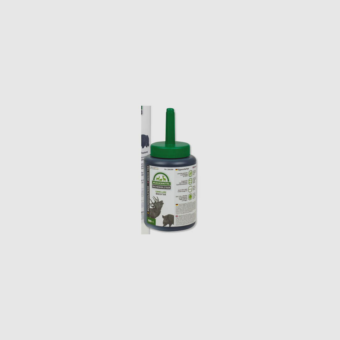 Eurohunt Alquitrán de haya – bote de 520 g con brocha