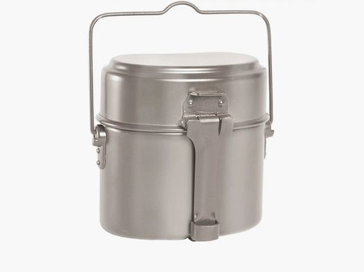 Bundeswehr Oryginalne Oryginalne naczynia kuchenne Bundeswehr 3-częściowe używane