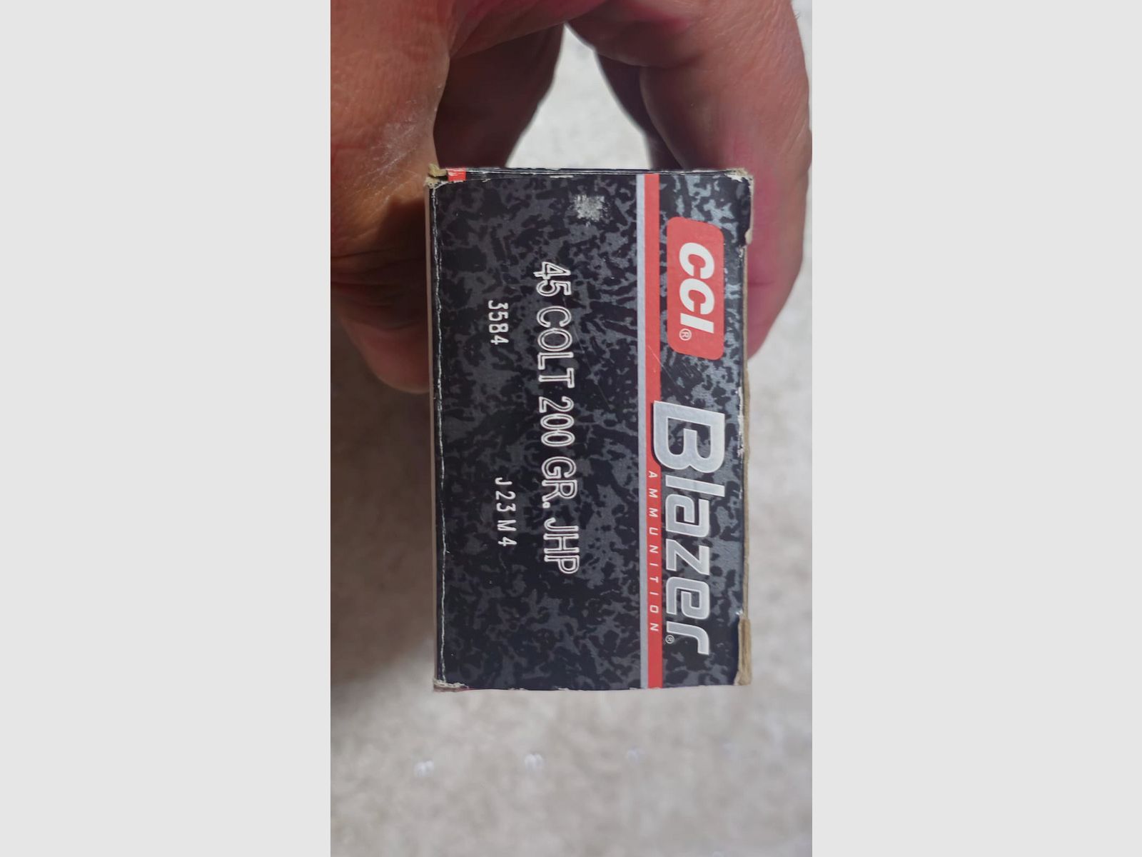 CCI Blazer Aluminium .45 Colt 200GR JHP 50 Patronen