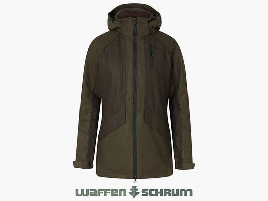 Chaqueta Seeland Jacke Avail Aya aislante verde pino/marrón demitasse