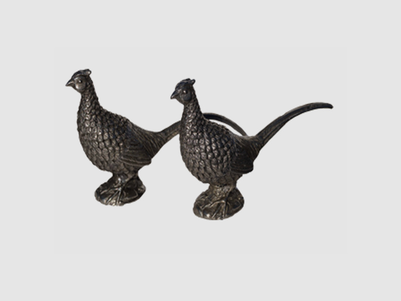 Lovergreen Peper & Zout Stel Fasan Zink Hoogte 6cm