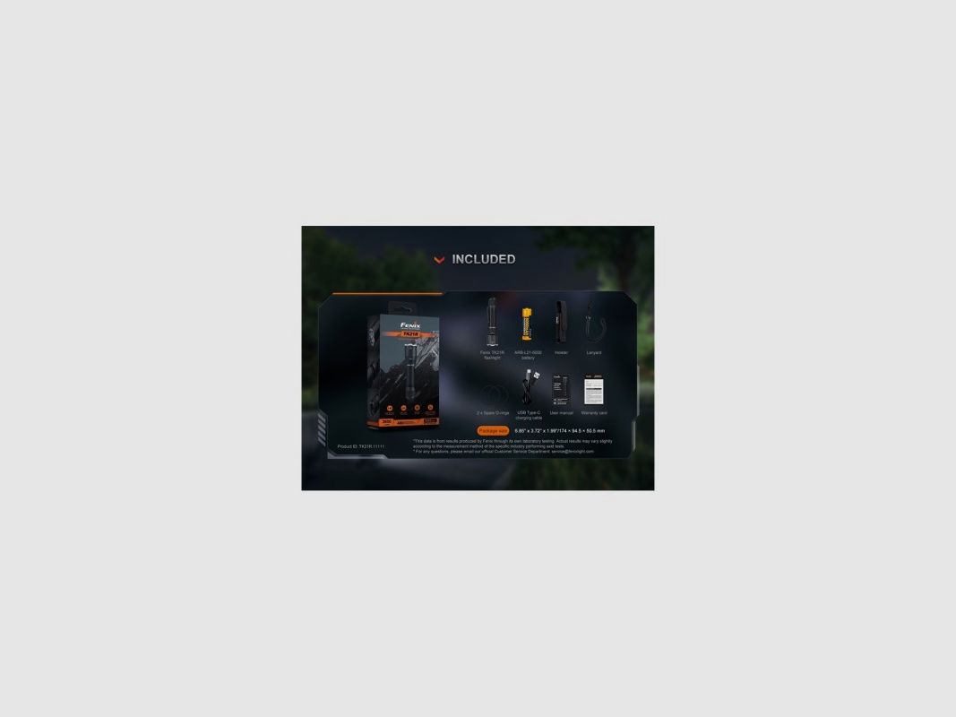 Fenix TK21R Taschenlampe, Bild 8 von 8