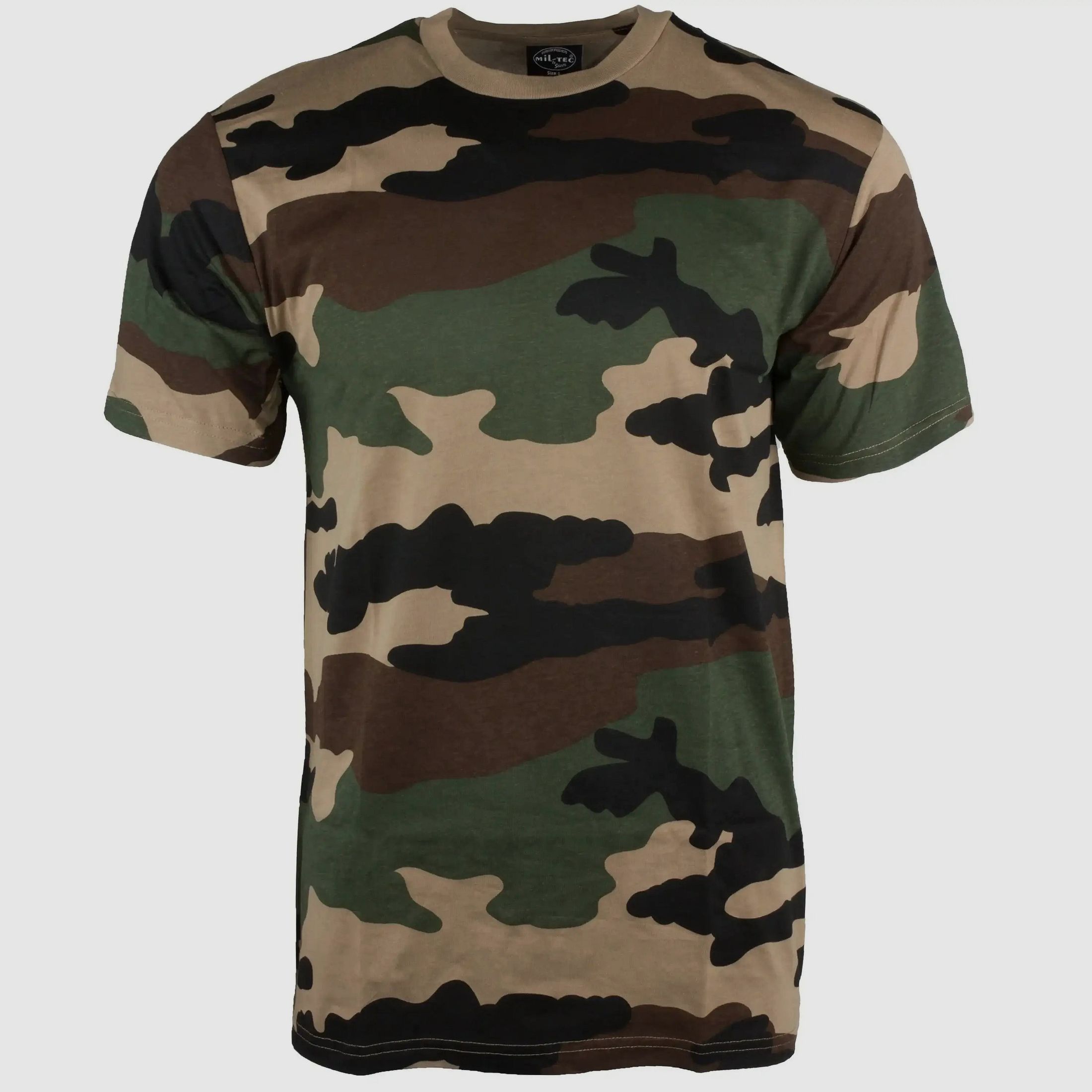 Mil-Tec Mil-Tec T-Shirt Camouflage - Tropentarn / S Hommes
