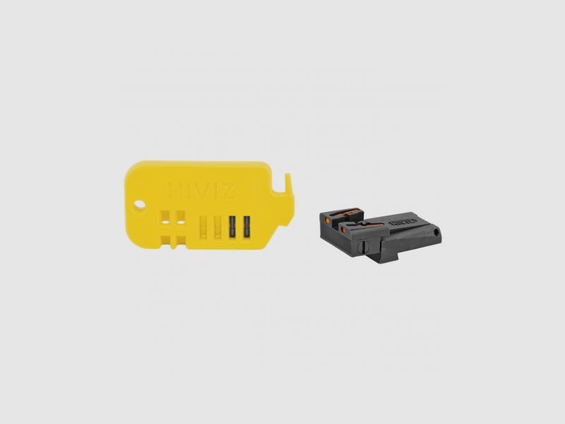 HIVIZ Mirino Regolabile GLOCK GLAD211 Fibra Ottica, immagine 1 di 3