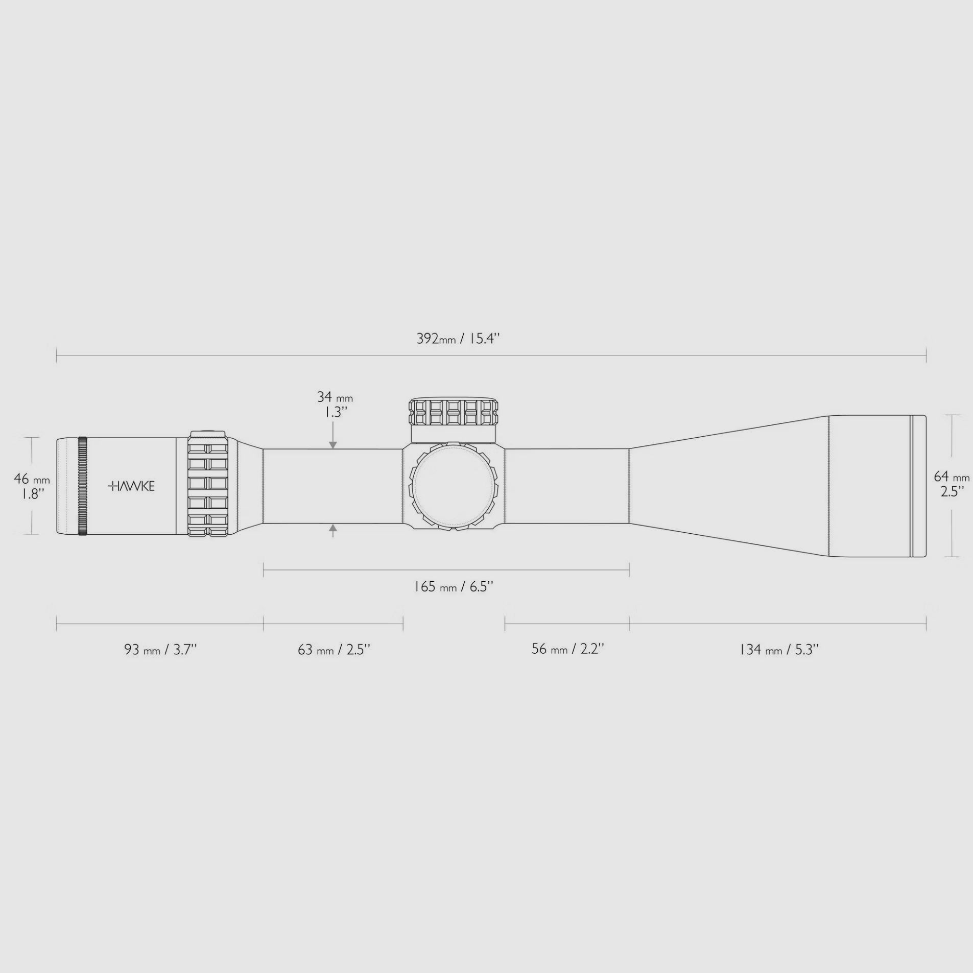Hawke – Frontier 34 FFP 5-30×56 / 34mm / FFP Mil Pro Ext (30x), image 4 of 4