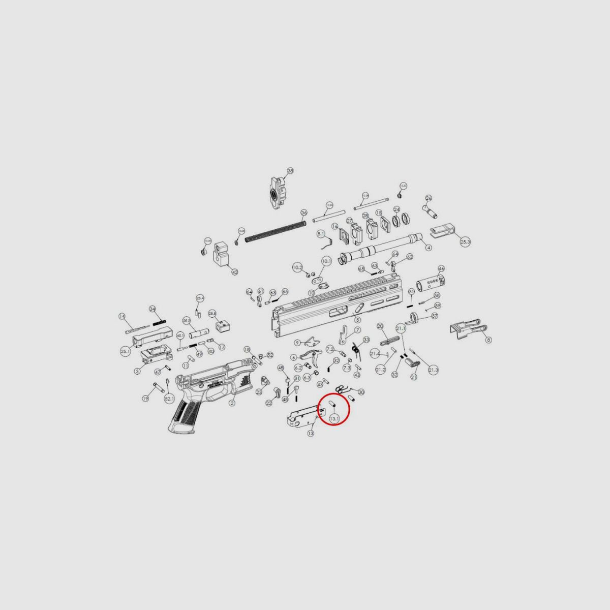 Grand Power Stribog Container Spacer, imagen 3 de 3