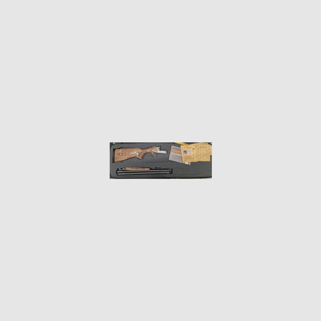 AKKAR Mammut 12/76 Argento 47cm Lunghezza Canne Fucile Drilling