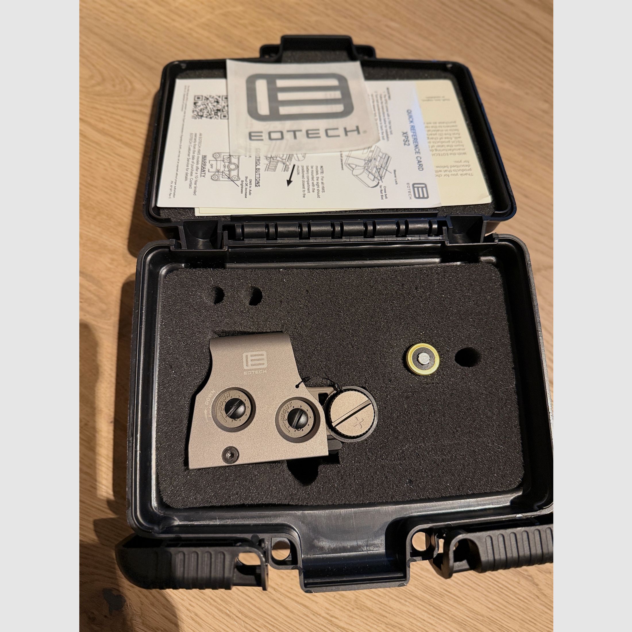 EOTECH XPS2-0 HWS + Unity Tactical Riser FDE