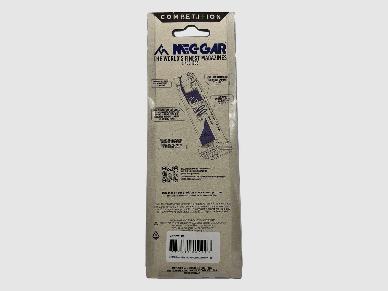 Mec-Gar CZ 75 Magazine - Match (19r), image 5 of 5