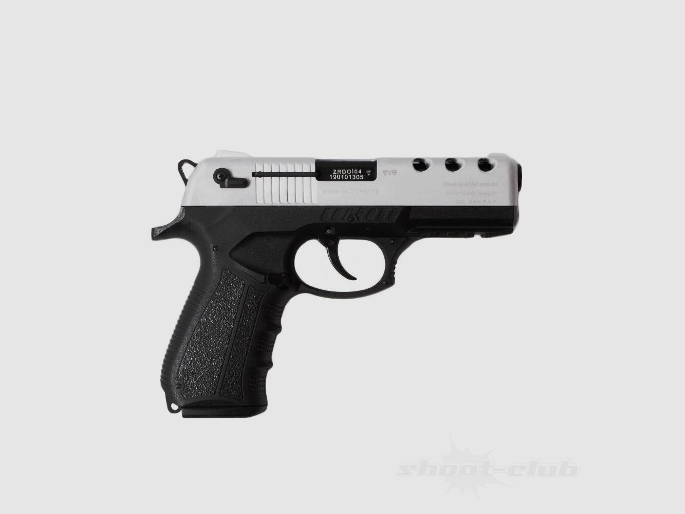 Zoraki Zoraki 4918 matte chrome 9mm P.A.K.
