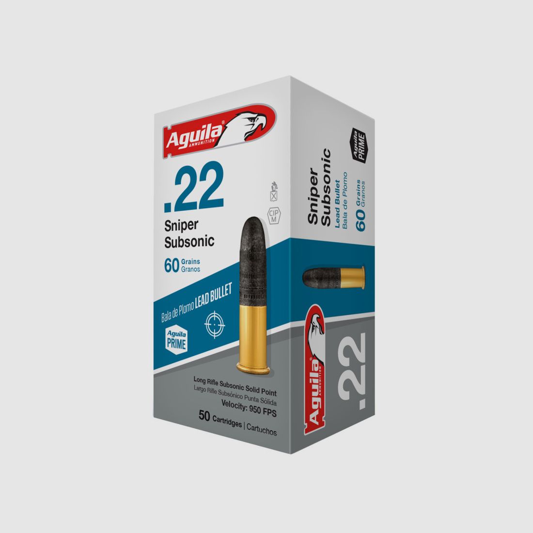AGUILA 22LR SNIPER SUBSONIC 60GR