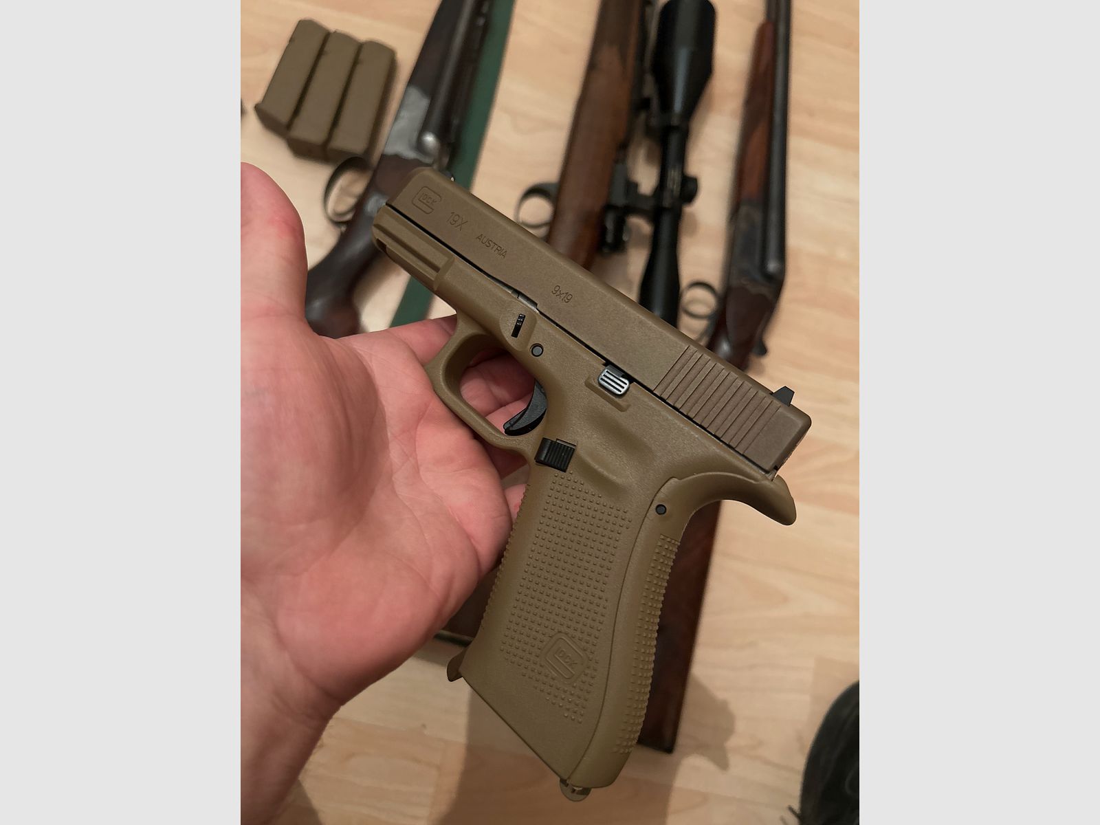 Waffen Aufgabe 