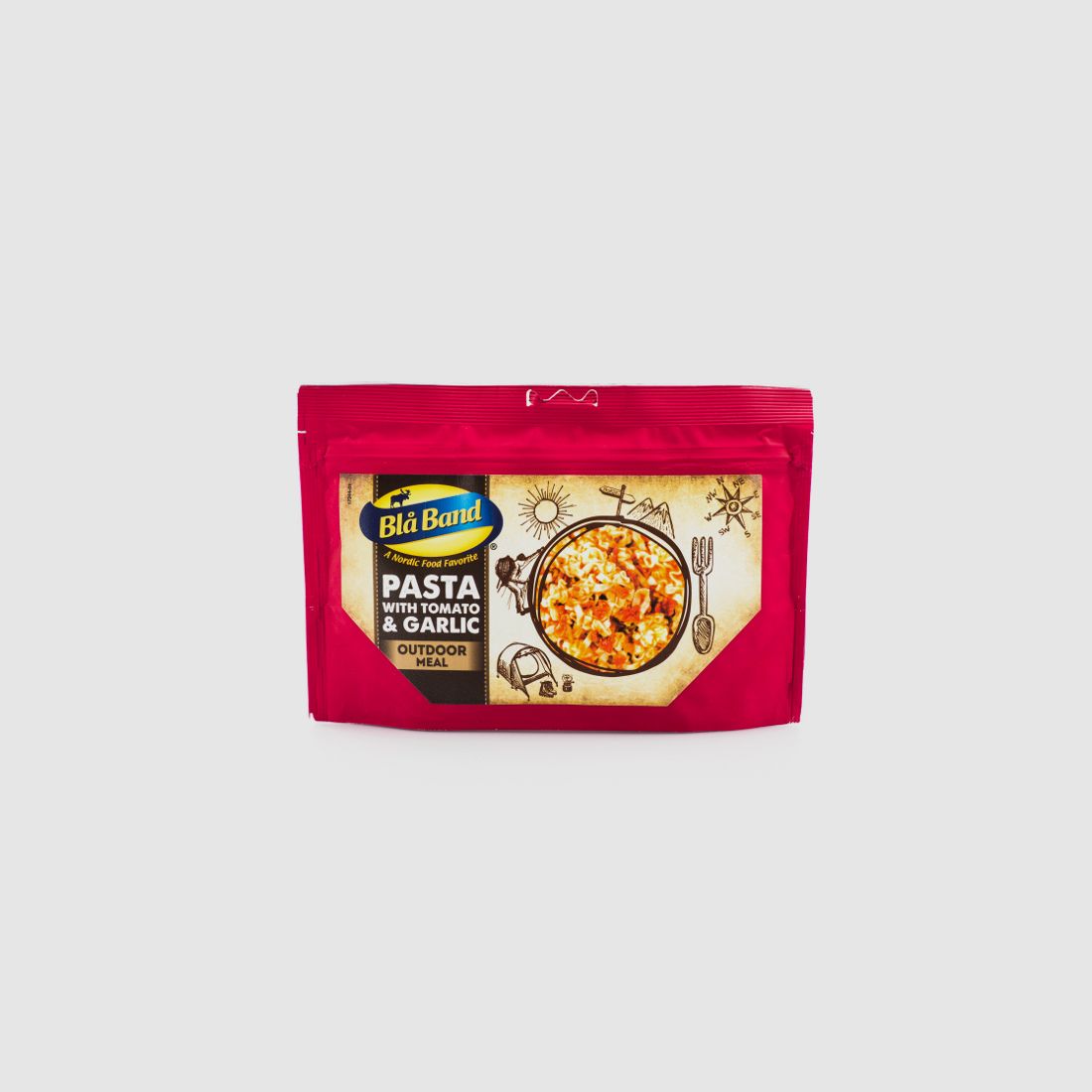 Blå Band Outdoor Meal Pasta mit Tomaten und Knoblauch