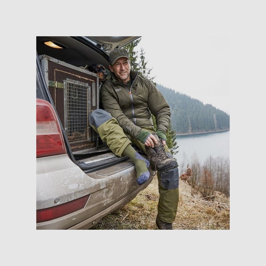 Merkel Gear® Merino Socken Lang