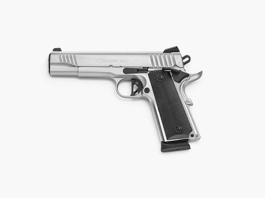 Chiappa 1911 Superior - Chrome 5 Zoll (5") 9mm Luger Fiber Optic