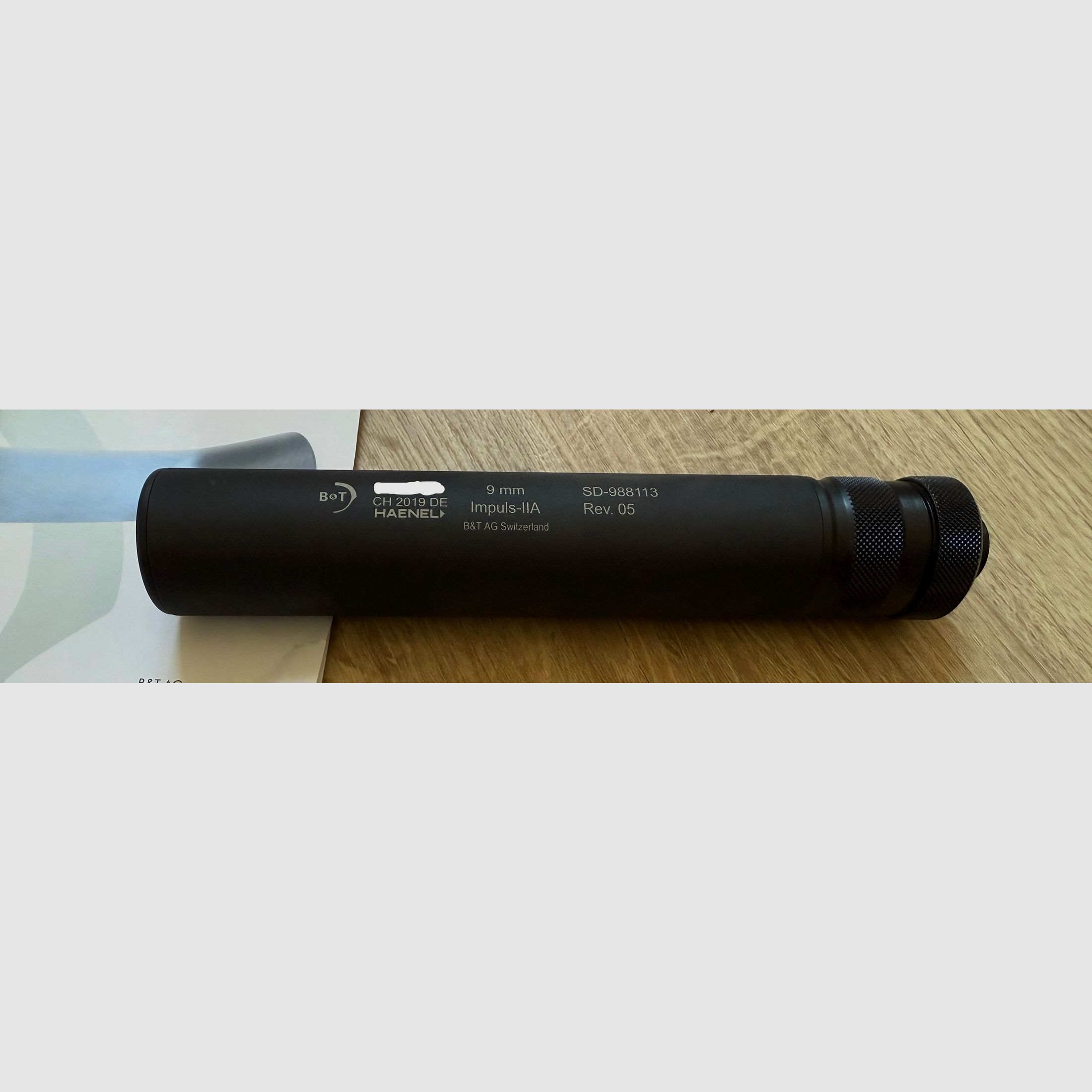 B&T Impuls-IIA suppressor 9mm Para