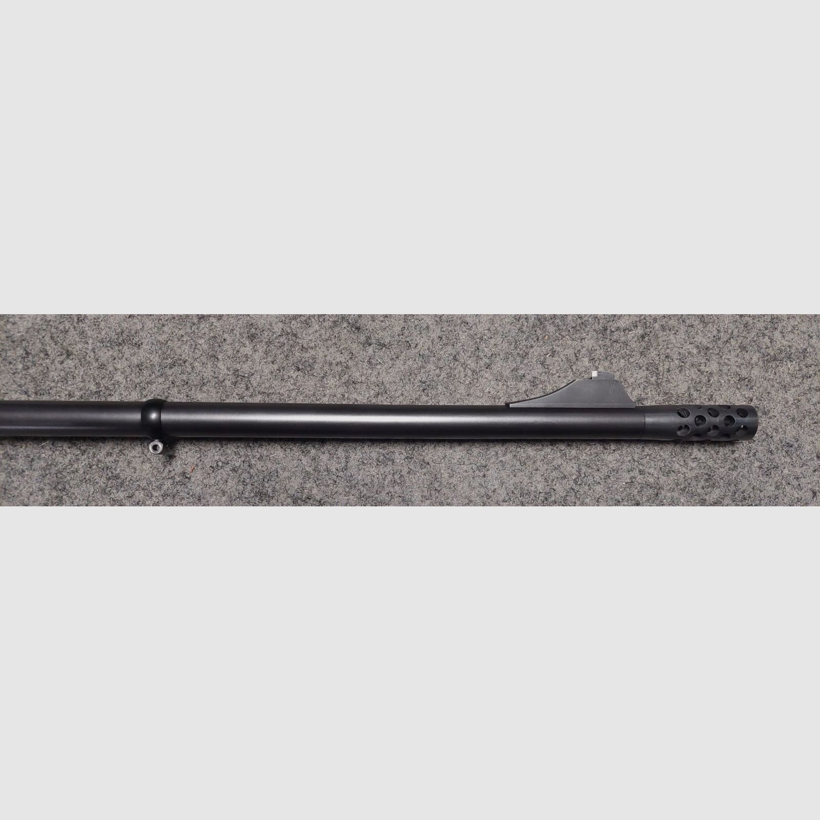 A 164 BREECH LOADING K95 ULTIMATE CAL 7 REM MAG WITH MUZZLE BRAKE AND ORIGINAL RING MOUNT, image 2 of 6