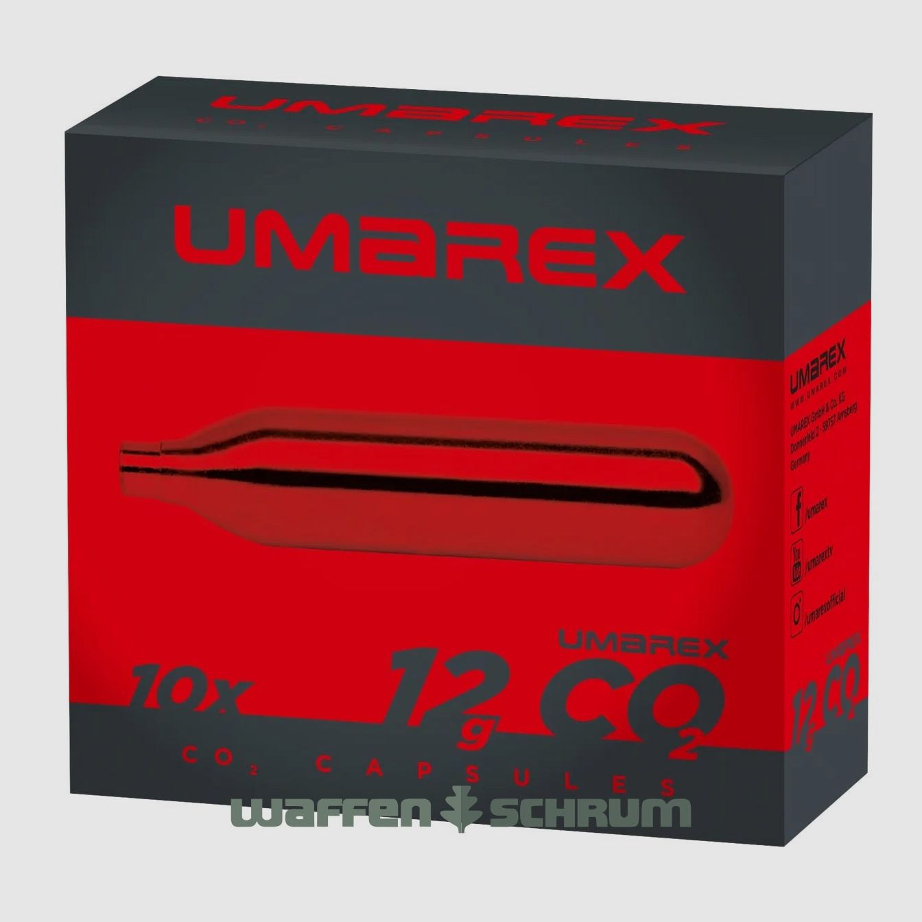 Capsule Co2 Umarex 12g confezione da 10.