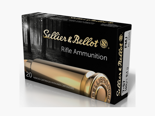 7x57 S&B FMJ 140gr VE20
