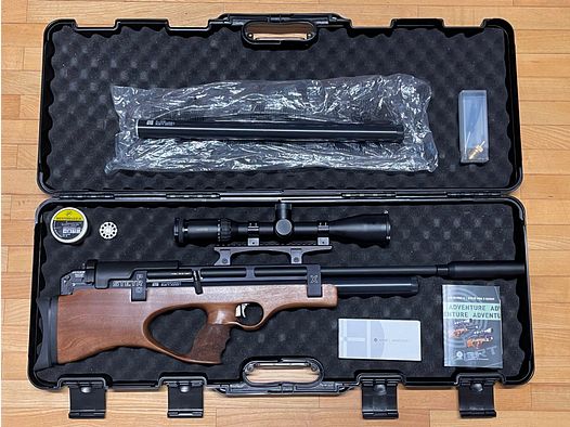 STEYR Sport PRO X Luftgewehr inkl. 6-24x50 Hawke Airmax 30 FFP, Schalldämpfer, 2. Kartusche, uvm.