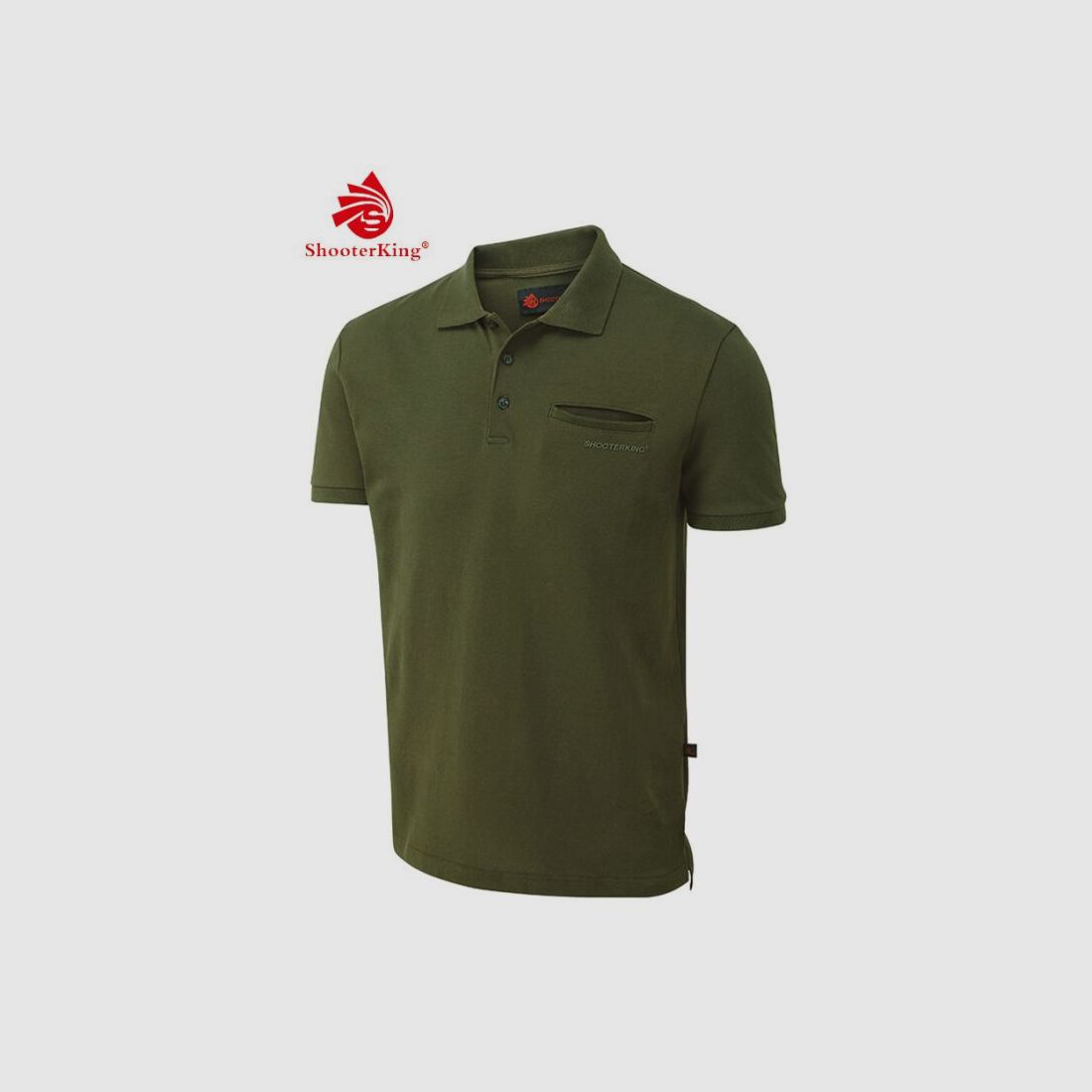 Shooterking Game Polo Shirt grün