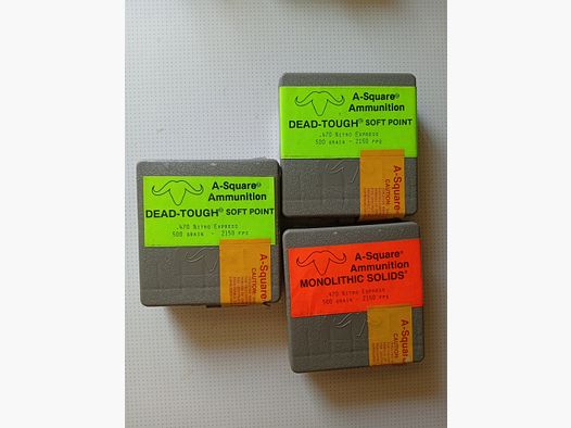 .470 Nitro Express cartouches