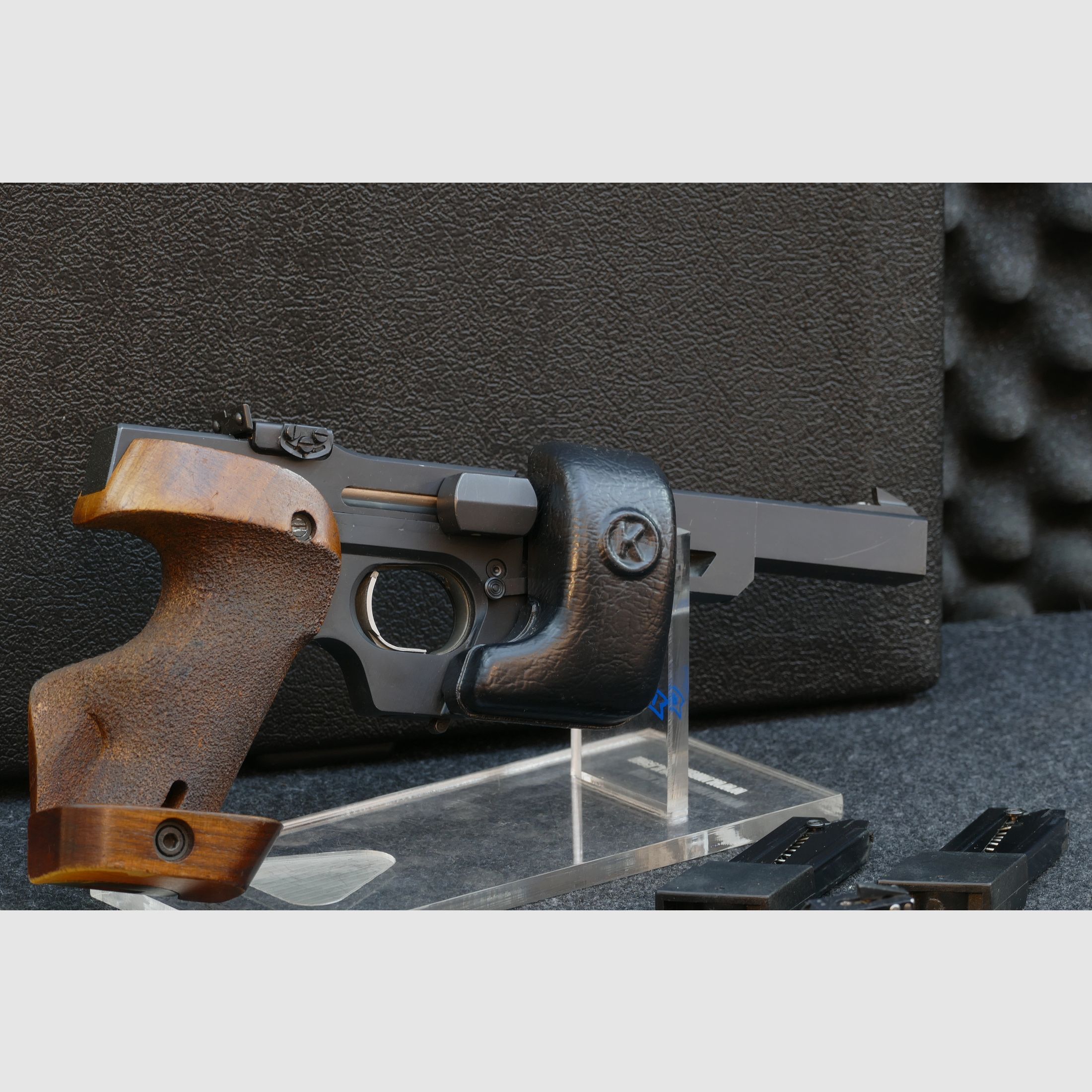 Walther GSP – ( .32 S&W Long / verwisselbaar kaliber .22 LR ), Compleetset, Koffer, Wisselsysteem - Service uitgevoerd
