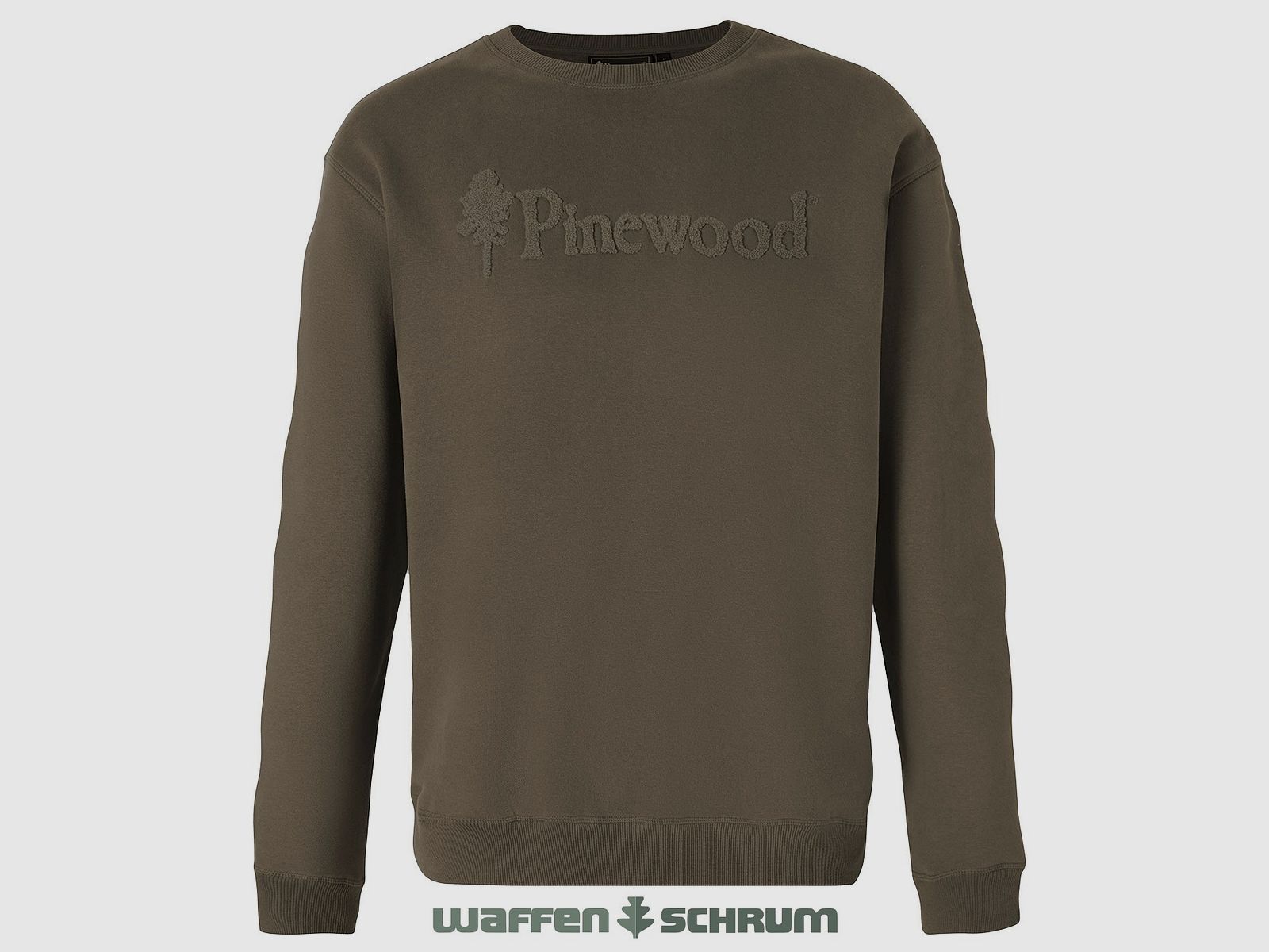 Pinewood Sweater Värnamo Logo Dark Green