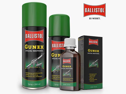 GUNEX huile pour armes 50ml bouteille