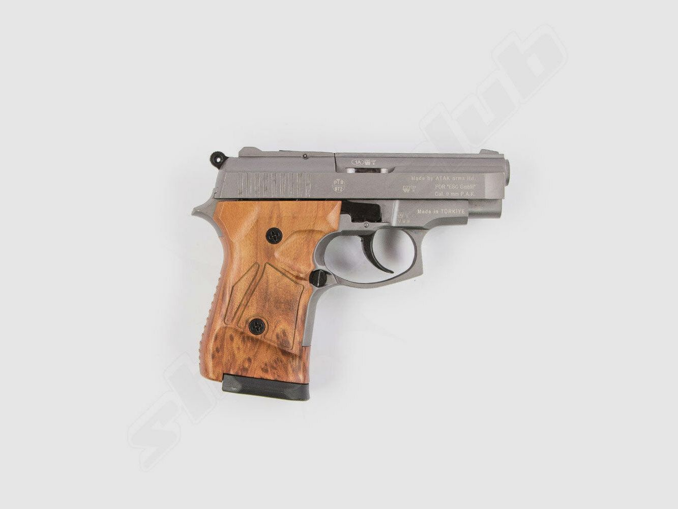 Zoraki 914-P schreckschusspistool Titan/houtlook 9mm + munitie