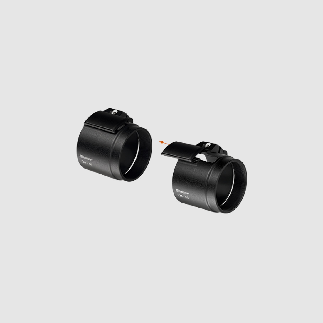 Blaser voorzetmontage CM ... voor Blaser B2 1.7-10x42 / B2 2-12x50 / B2 2.5-15x56 / B2 3-18x50 richtkijkers, afbeelding 1 van 2