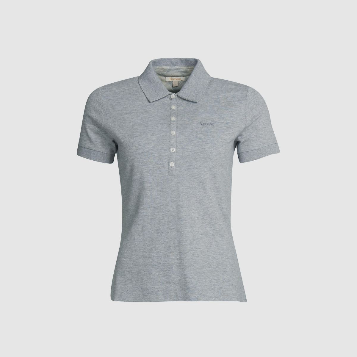 BARBOUR Portsdown Top Poloshirt Grey Marl/ Silver Birch