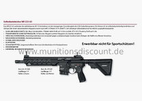 Heckler & Koch MR 223 A3, Slim Line, Laufl. 11 Zoll schwarz
