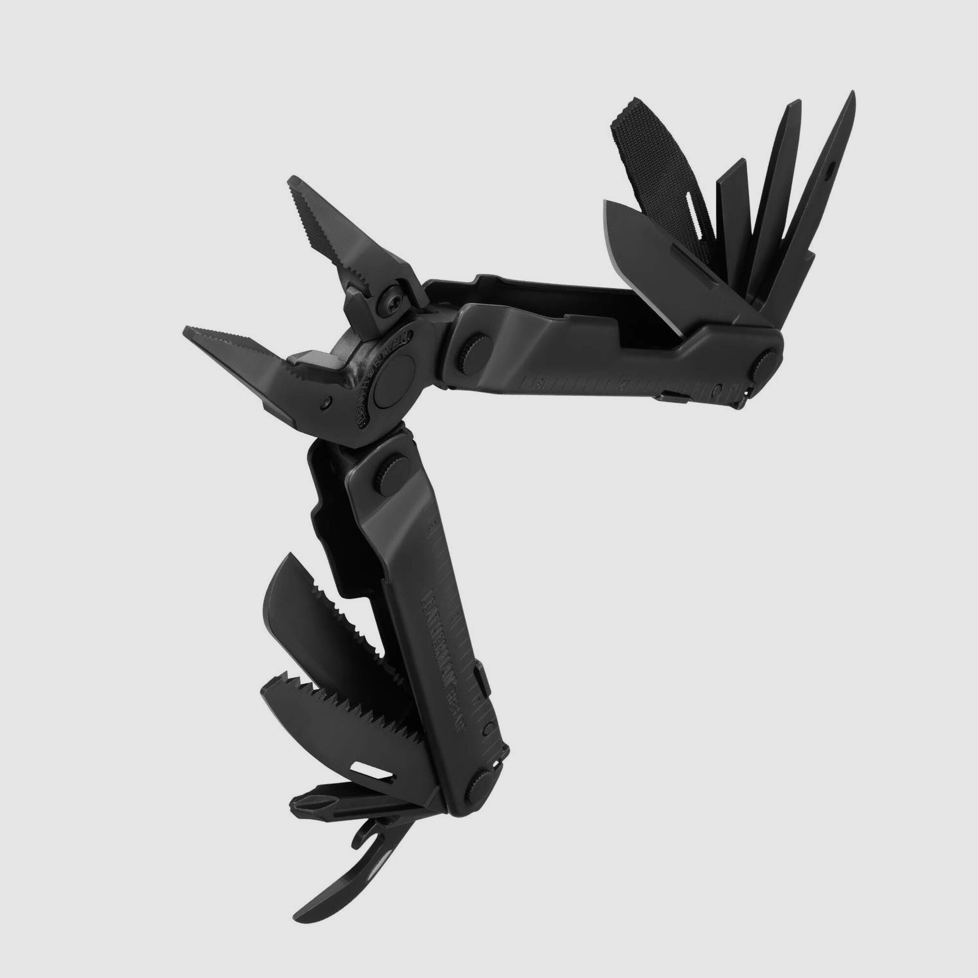 Leatherman REBAR Black, Molle Holster, Schwarz