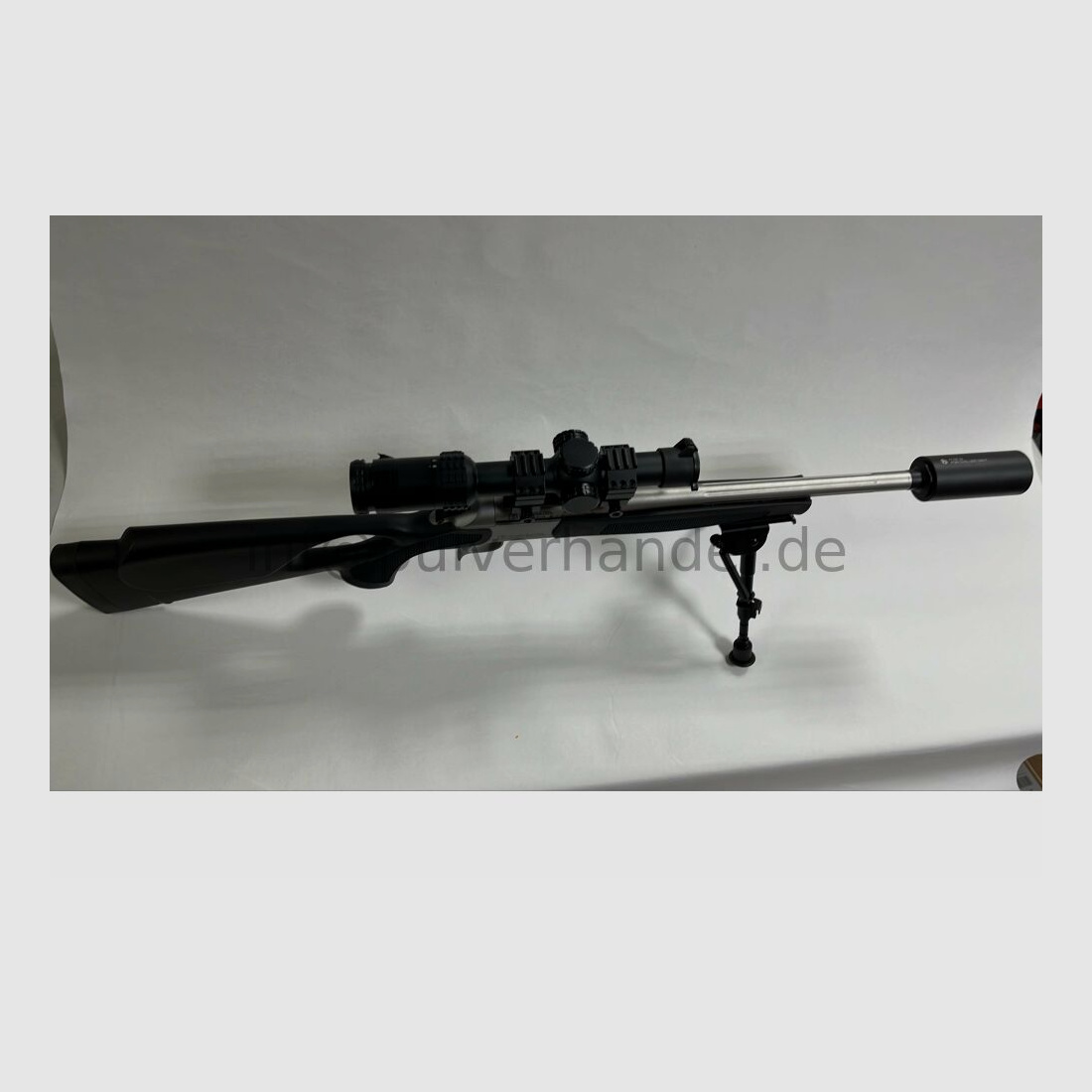 BA 13TD Bergara Inox 16,5" Clé à main, crosse à trou, protection droite/gauche .308Win