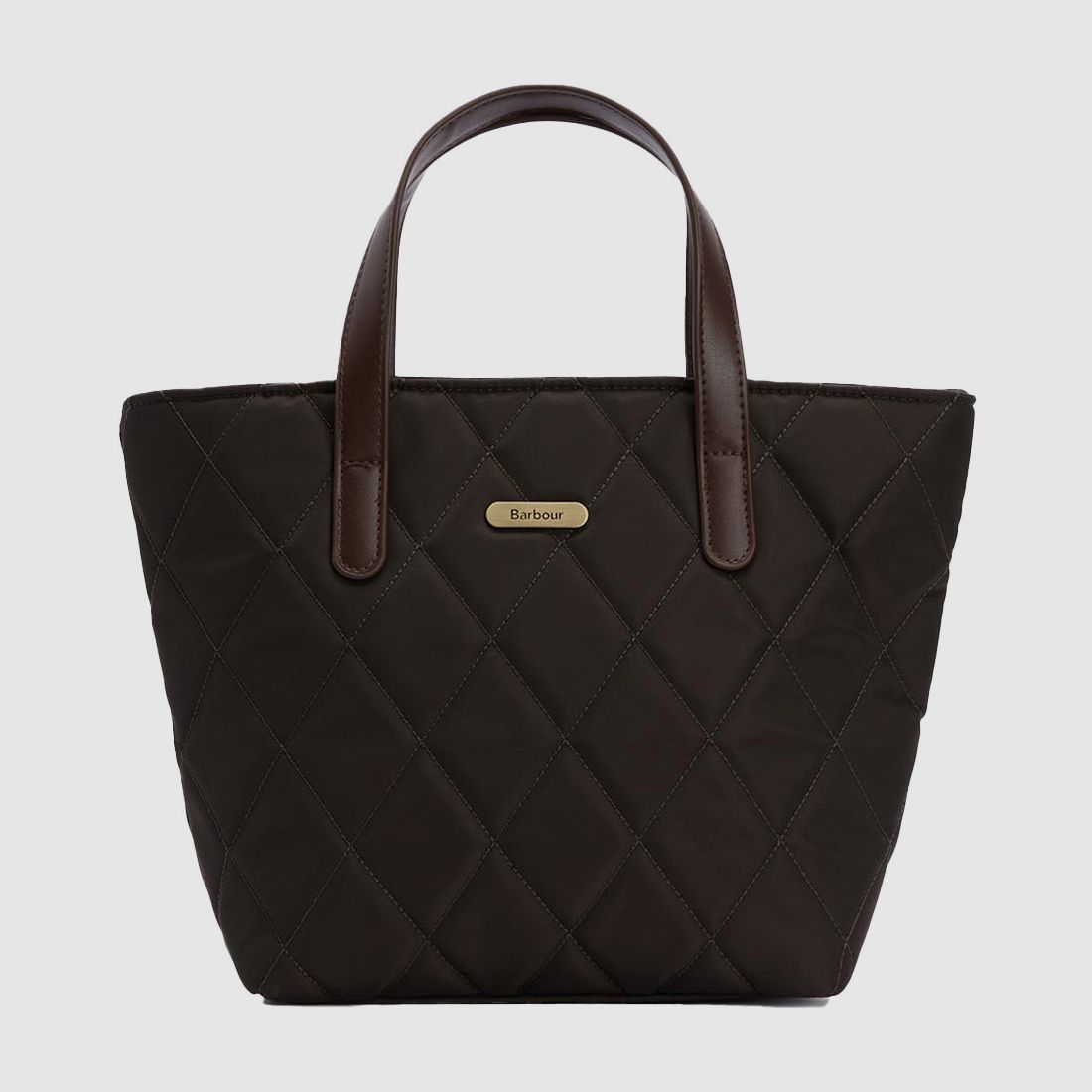 Barbour Tasche Mini Quilted Tote Bag Olive