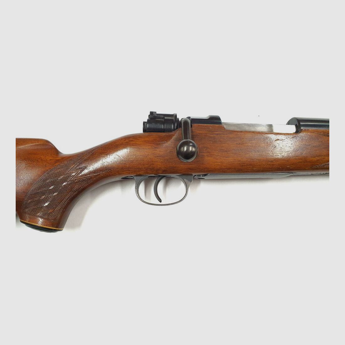 Original Mauser Oberndorf K98 Jagdliche Schäftung, neuer Matchlauf
