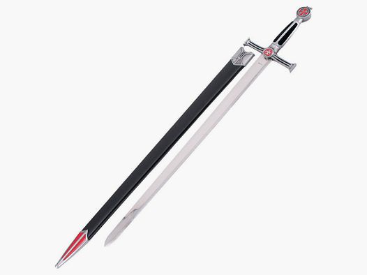 Templar sword with scabbard