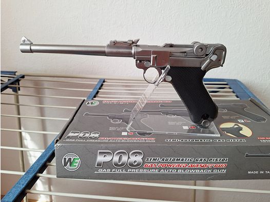 P 08 Gas kal 6mm BB ongebruikt